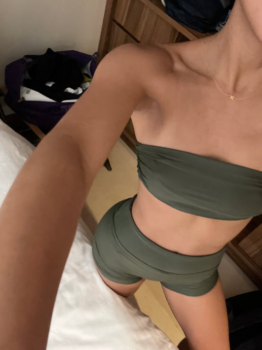 Downtime Tube Top | Olive